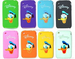 Disney Donald Duck design Silicone Case For iPhone 3G