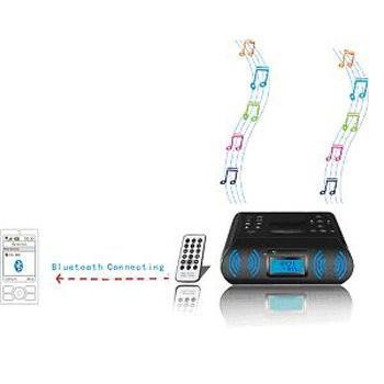 Ipod/mp3/4 Bluetooth speaker FM / AM radio alarm 2
