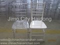 Transparent resin chiavari chair with cushion 2