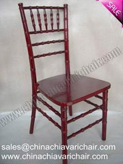 Mahogany Chiavari Chair and cushion