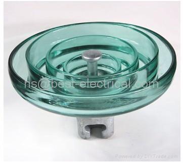 Fog Anti Type Suspension Glass Insulators 3