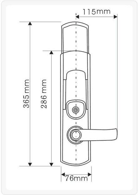 Fingerprint Lock PY-6692 5