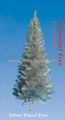 6' (H 180 cm) Slim Aspen Sliver Tinsel