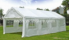 Portable Carport,4*8m,Polyester w/PA Coating,w/4 pcs of  Sidewall