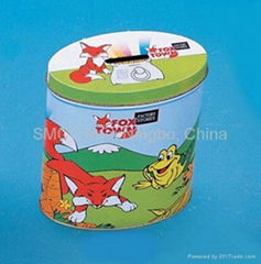 Tin coin bank