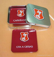 Tin coasters