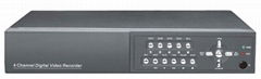 4-Channel DVR with LAN and VGA and 11  kinds of lanuage 