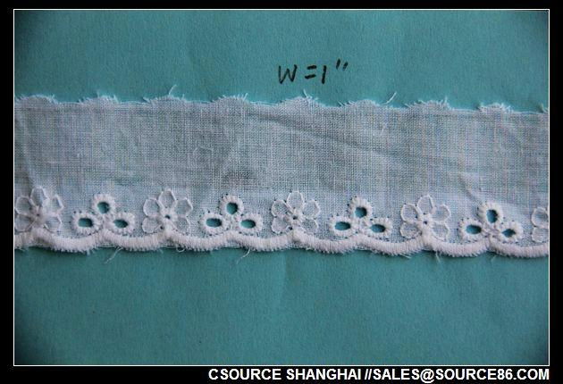 EMBROIDERY LACE/EYELET TRIM 4