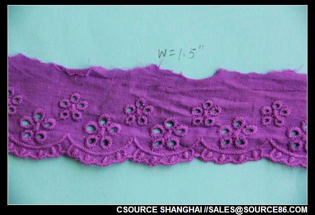 EMBROIDERY LACE/EYELET TRIM 5
