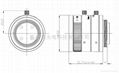 M1614-MP百万像素16mm工业镜头 5