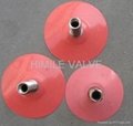 Motorcycle Tyre Valves TR4 RED RUBBER