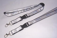 satin ribbon lanyard