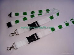 double layer lanyard/ tube lanyard