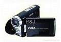 720P Digital Video Camcorder with 12M pixels and Touched LCD and Remote Control 1