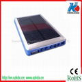 Portable solar charger with LED flashlight  2