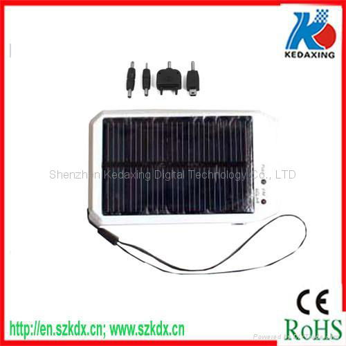 Solar charger with radio,5pcs LED , mini USB 2