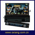 1Din Car DVD with 7"(16:9)touch screen monitor