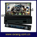 1Din Car DVD with 7"(16:9)touch screen monitor 5