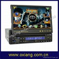 1Din Car DVD with 7"(16:9)touch screen monitor 2