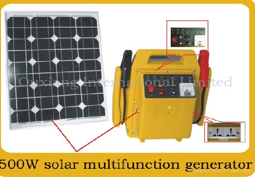 Portable solar generator system sp500w 2