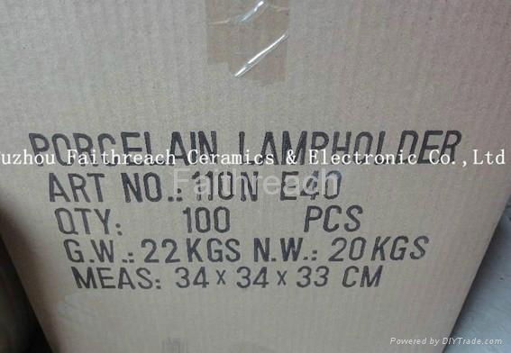 ceramic lamp socket  E40 FR110 3