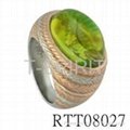 The titanium ring with gemstone 2