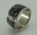 The titanium ring with enamel 1