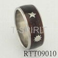 The titanium ring with enamel 2