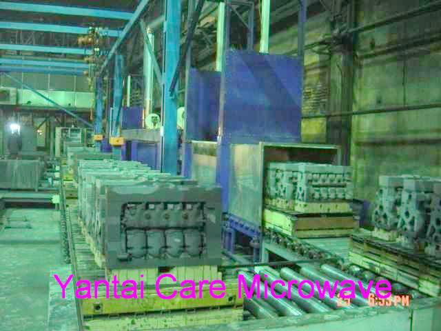 Microwave reducing for iron ore