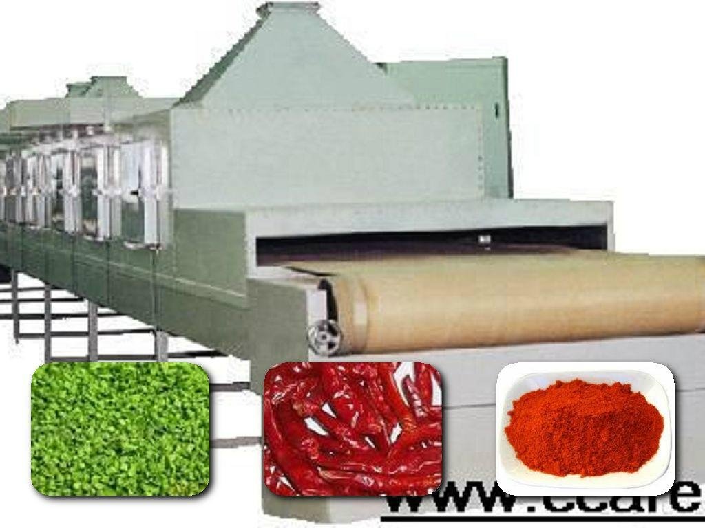 Grain microwave drying and baking equipment