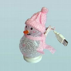 USB flashlight Christmas snowman 