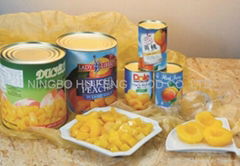 canned yellow peach