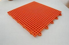 interlocking floor tiles