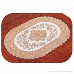 pvc lace place mat