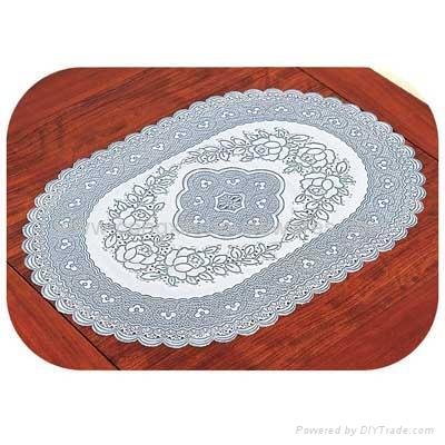pvc lace table cloth