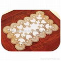 pvc golden placemat 1