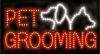 pet grooming led sign