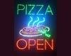 pizza open led sign