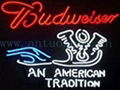 budweiser neon sign