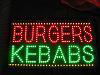 Kebabs led sign