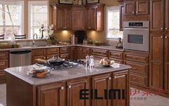 Chocolate Glaze Kitchen Cabinet