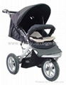 baby stroller / pushchair with 360 degree swivel wheel