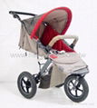 baby jogging stroller w/  360 degrees rotated front wheel 1