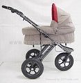 baby jogging stroller w/  360 degrees rotated front wheel 4