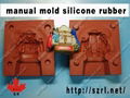 Manul mold design silicon rubber