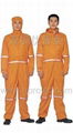 Multifunctional flame resistant coverall