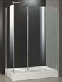 Walk-in shower enclosure