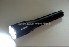 High-power LED flashlight bright P7