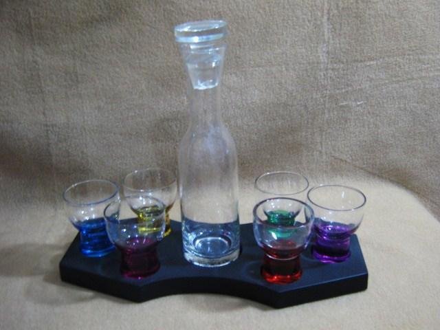 glass wine set  2