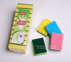 sponge scouring pad